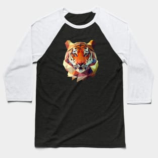 Polygonal tiger Baseball T-Shirt